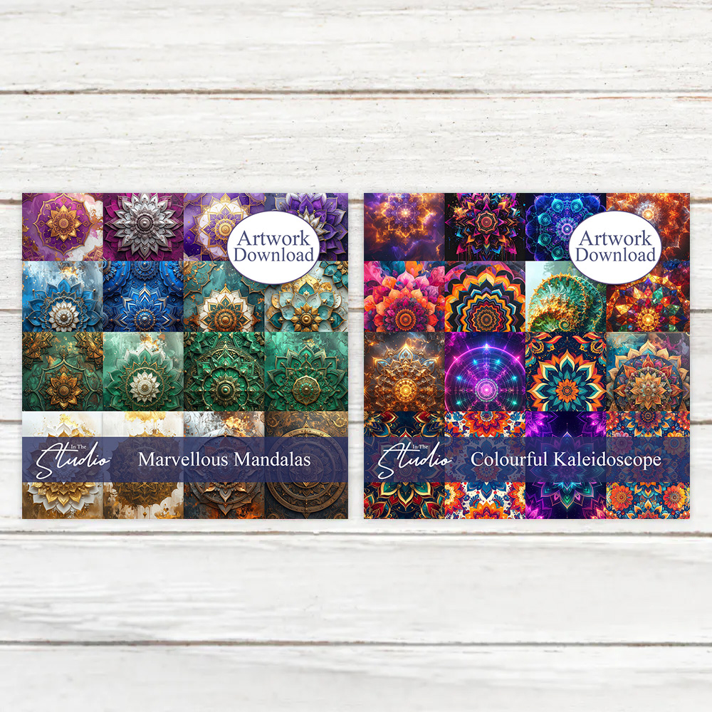 In The Studio Colourful Mandalas Download Bundle
