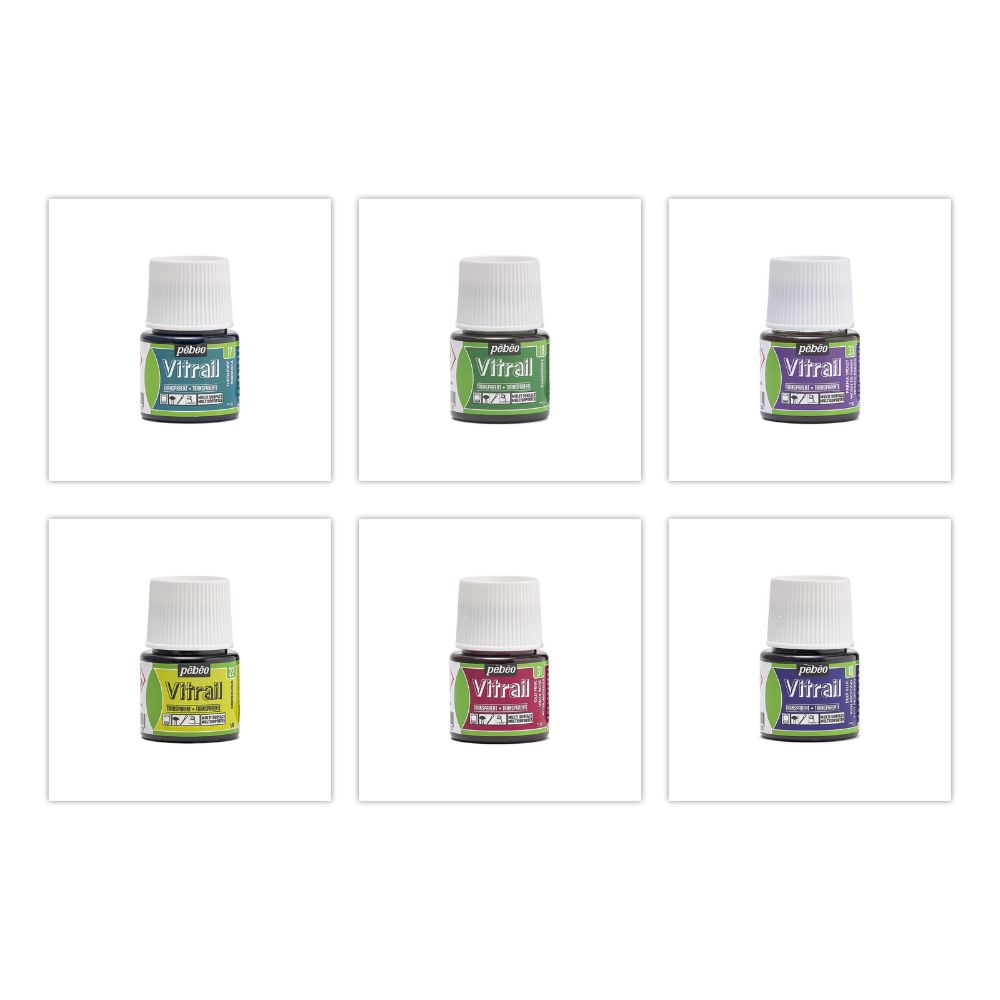 Vitrail Transparent 45ml - Colour Bundle