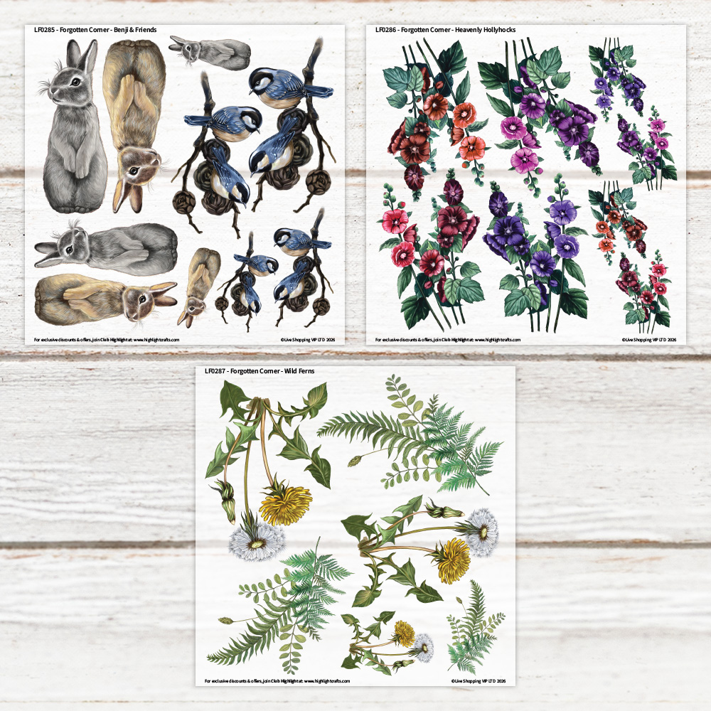 Highlight Luxe Forgotten Corner Heat Transfer Sheet Bundle