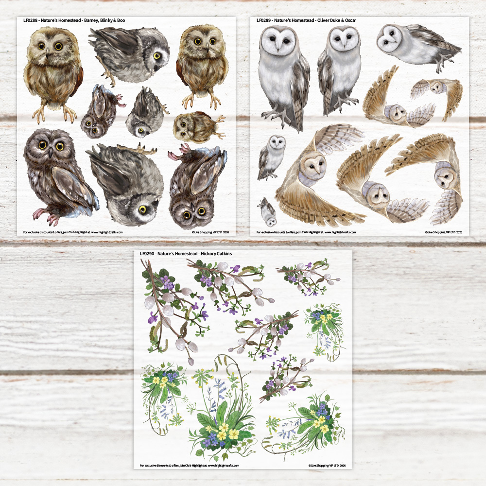 Highlight Luxe Nature's Homestead Heat Transfer Sheet Bundle