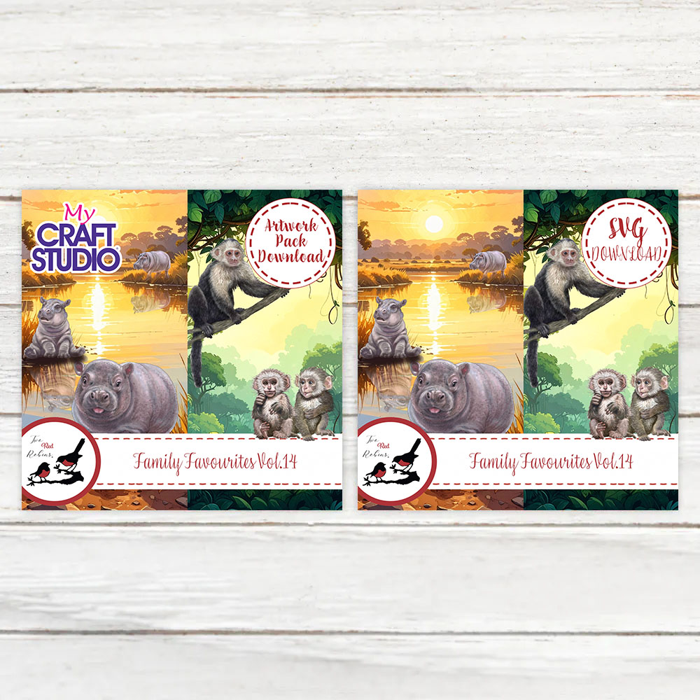 Two Red Robins Family Favourites Vol 14 SVG & Artwork Downloads Bundle