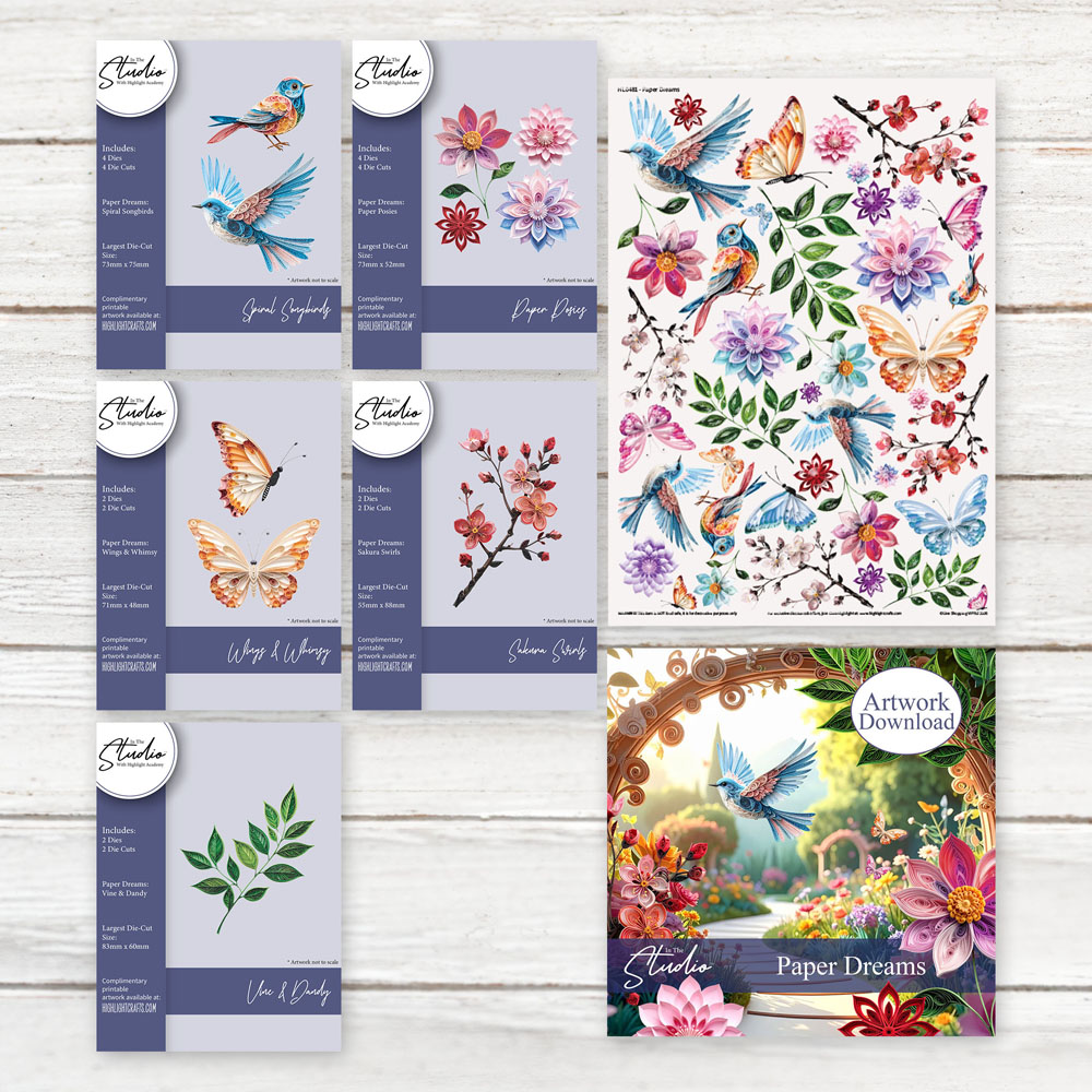 In The Studio Paper Dreams Die & Artwork Download Bundle