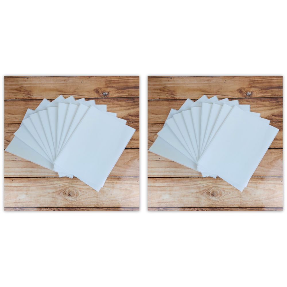 Double-sided Adhesive Sheets Double Bundle - 2x10pcs