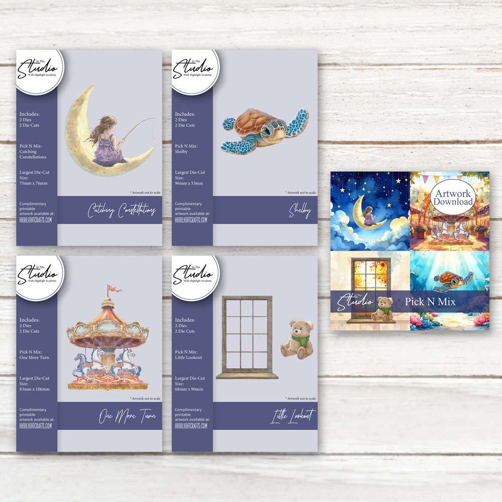 In The Studio Pick N Mix Die & Artwork Download Bundle