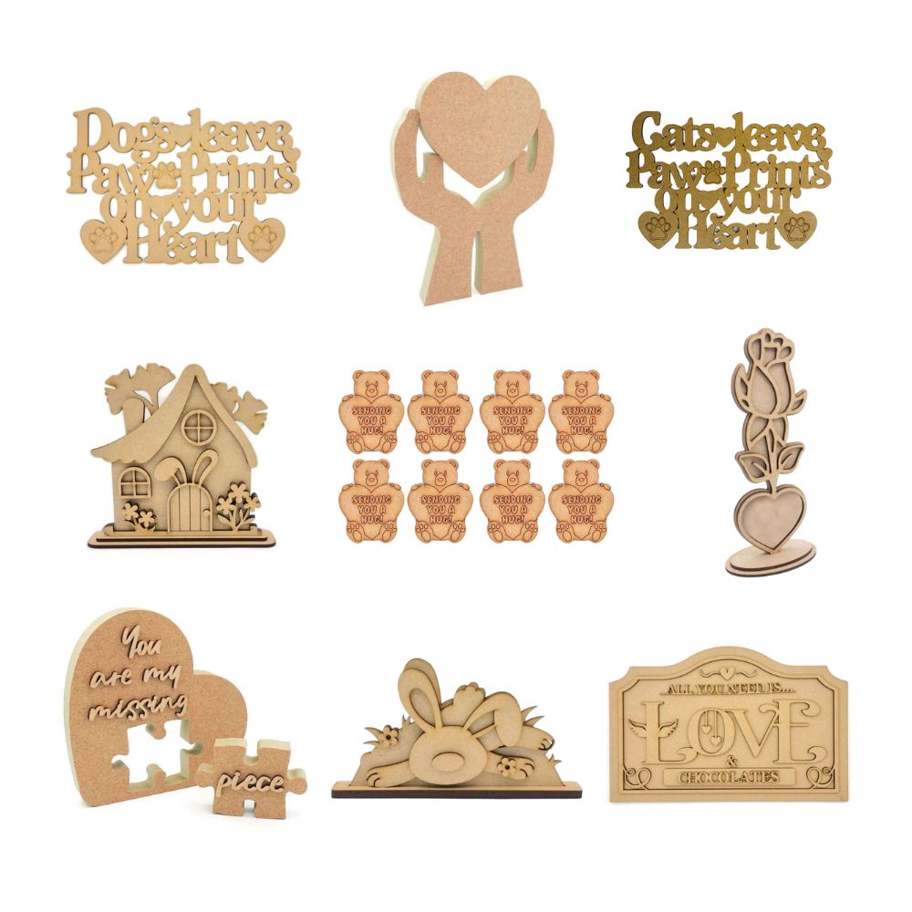 MDF Blank - Large Variety Bundle