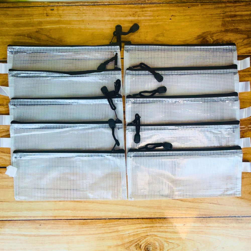 Set of 10 Transparent Storage Cases
