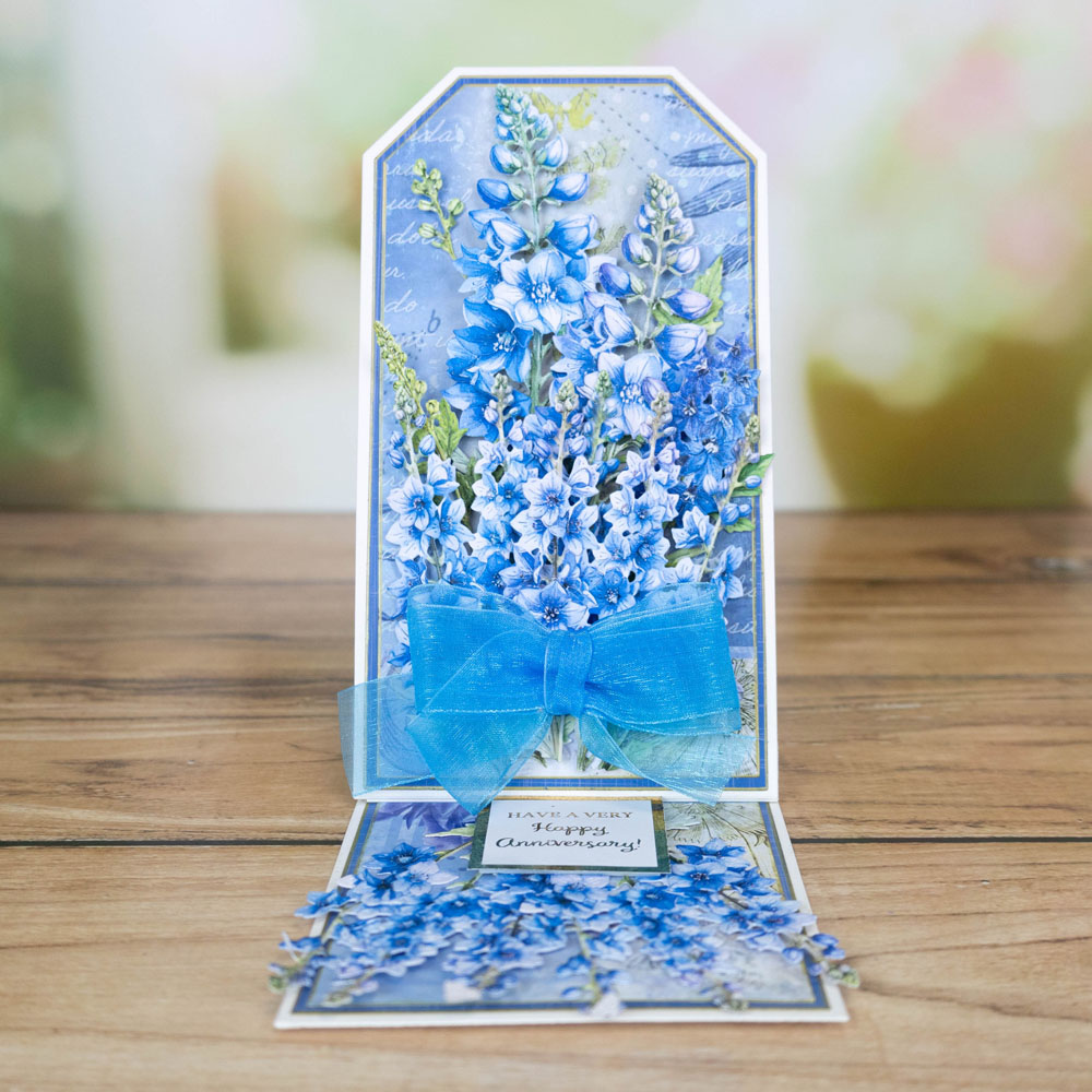 Two Red Robins Flower of the Month Delphinium Die & Artwork Download Bundle - Image 7