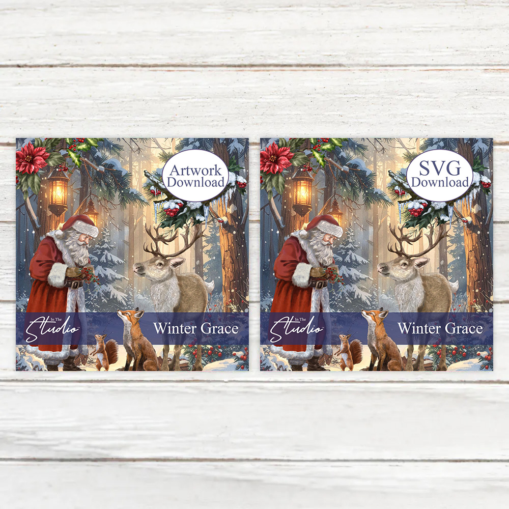 In The Studio Winter Grace SVG & Artwork Downloads Bundle