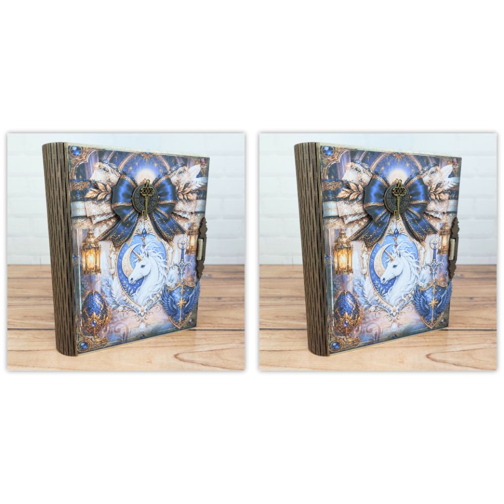 Craft Master MDF Blank Book Box (Approx A5) Double Bundle