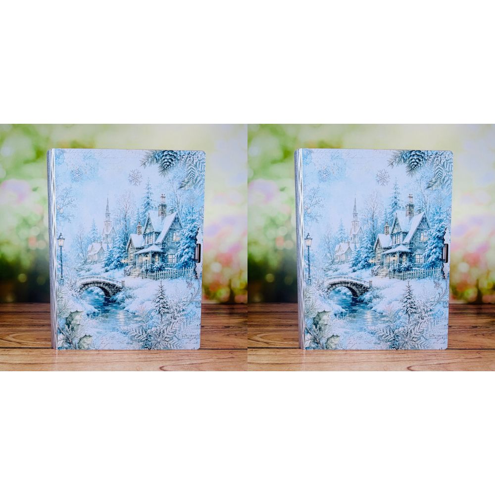 Craft Master MDF Blank Book Box (Approx A4) Double Bundle