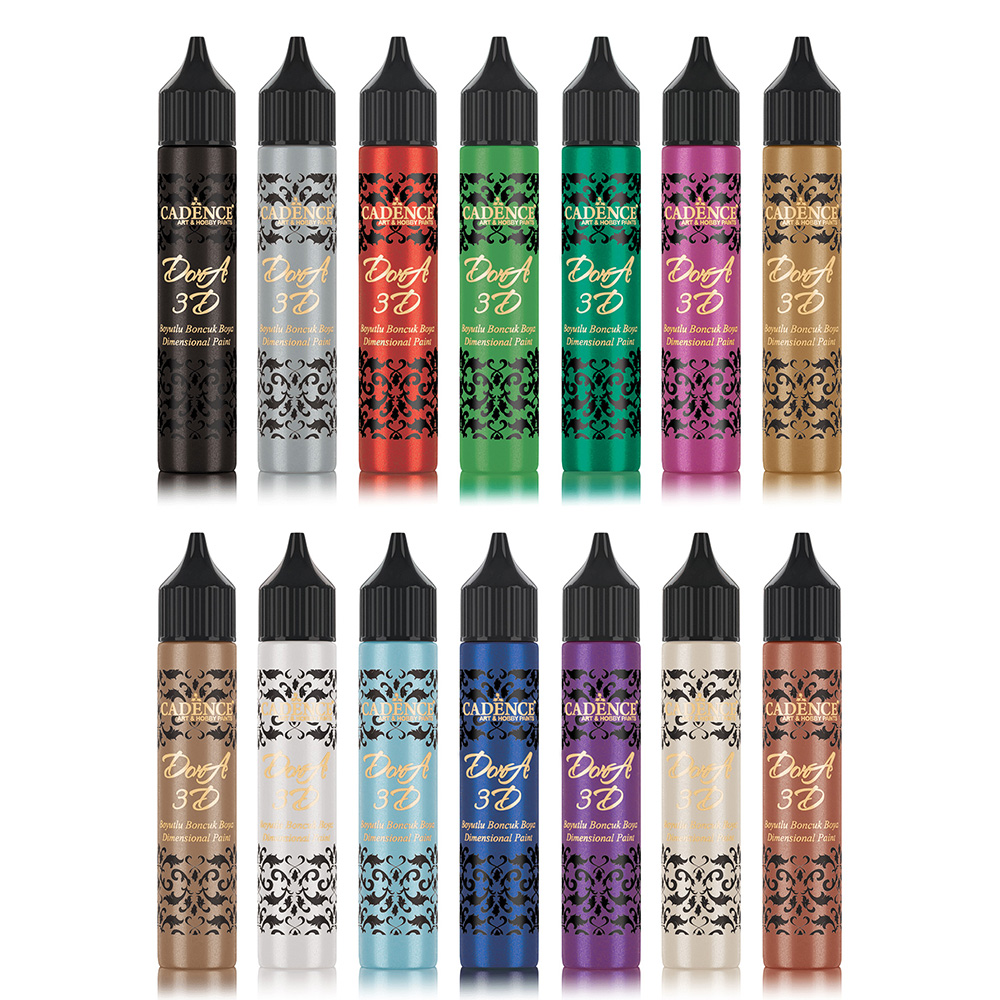 Cadence Dora 3D Metallic Paint Mega Bundle (14 x 25ml)