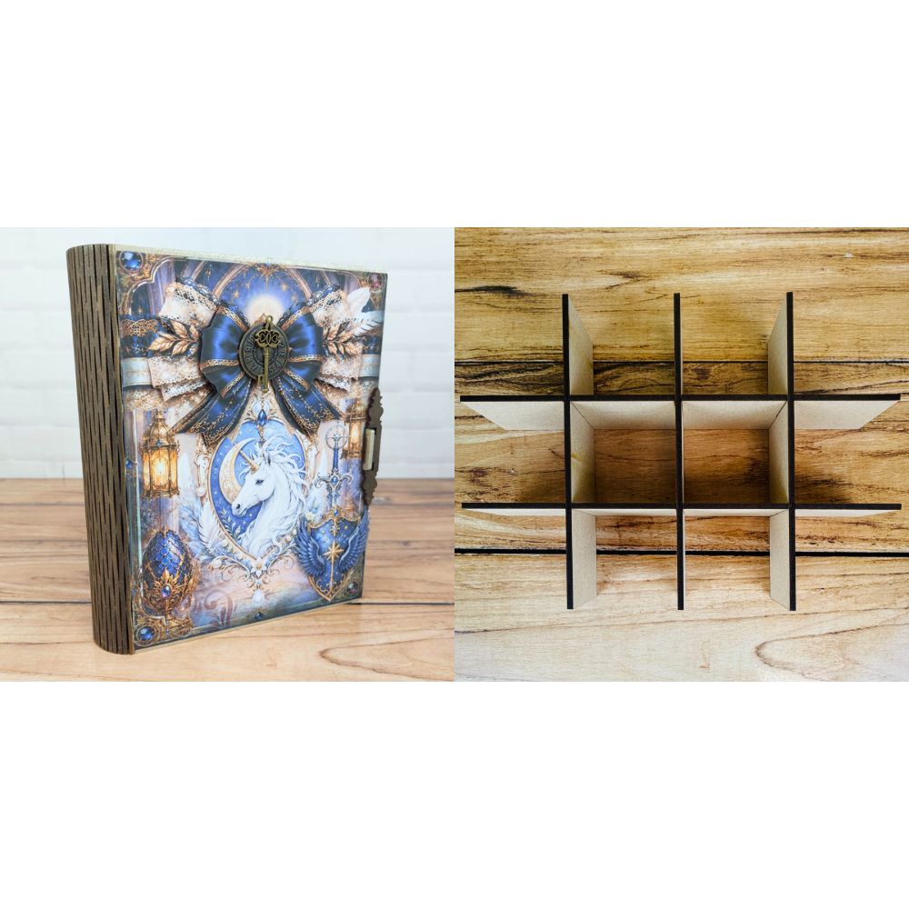 Craft Master A5 Book Box & Square Insert Set