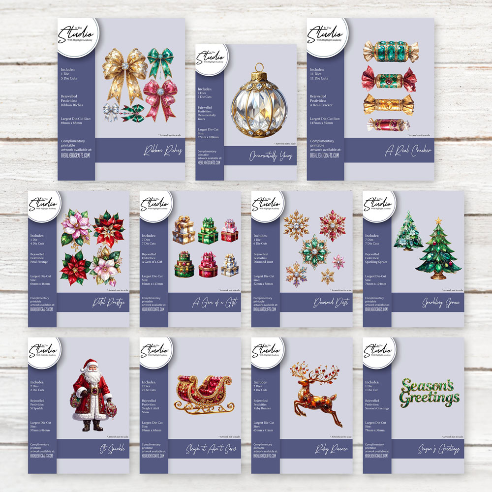 In The Studio Bejewelled Festivities Die + Reflections Download Bundle