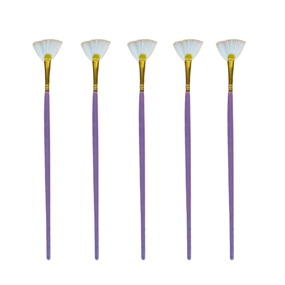 Fan Brush Size 1 Bundle - 5pcs
