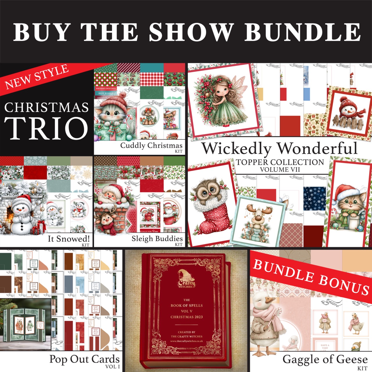 The Crafty Witches - Christmas Trio Digital Bundle