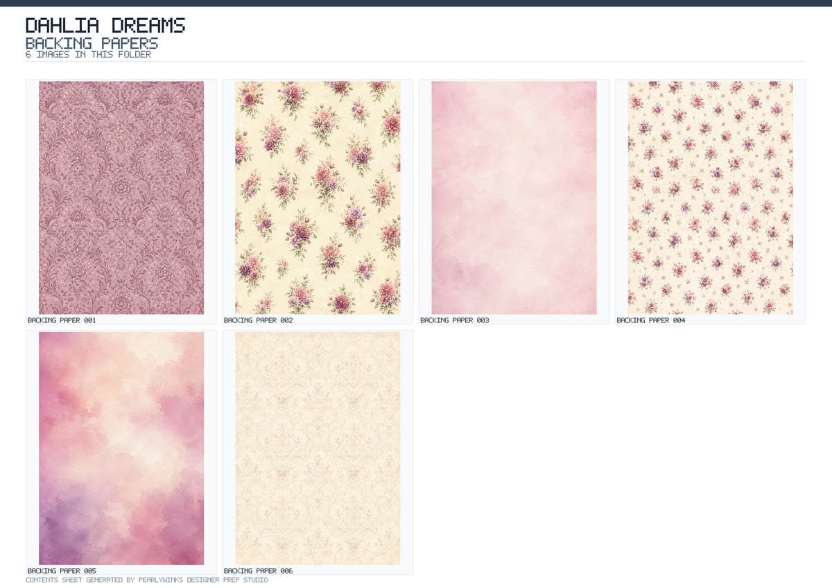 Pearlywinks - Dahlia Dreams Mini Collection - Image 3