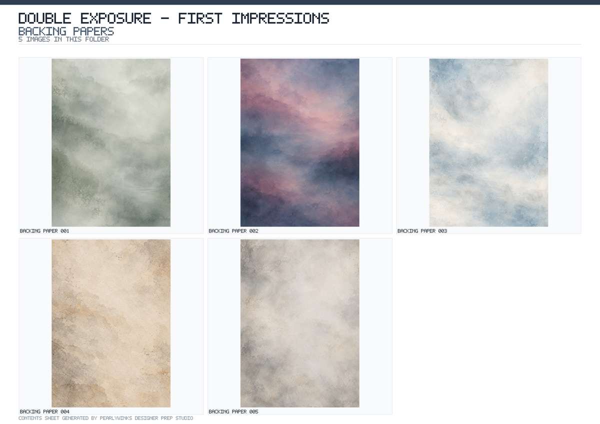 Pearlywinks - Double Exposures First Impressions Digital Download - Image 5