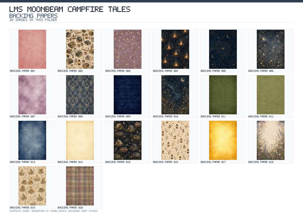 Pearlywinks - Little Meadow Stories - Moonbeam Campfire Tales Digital Download - Image 5