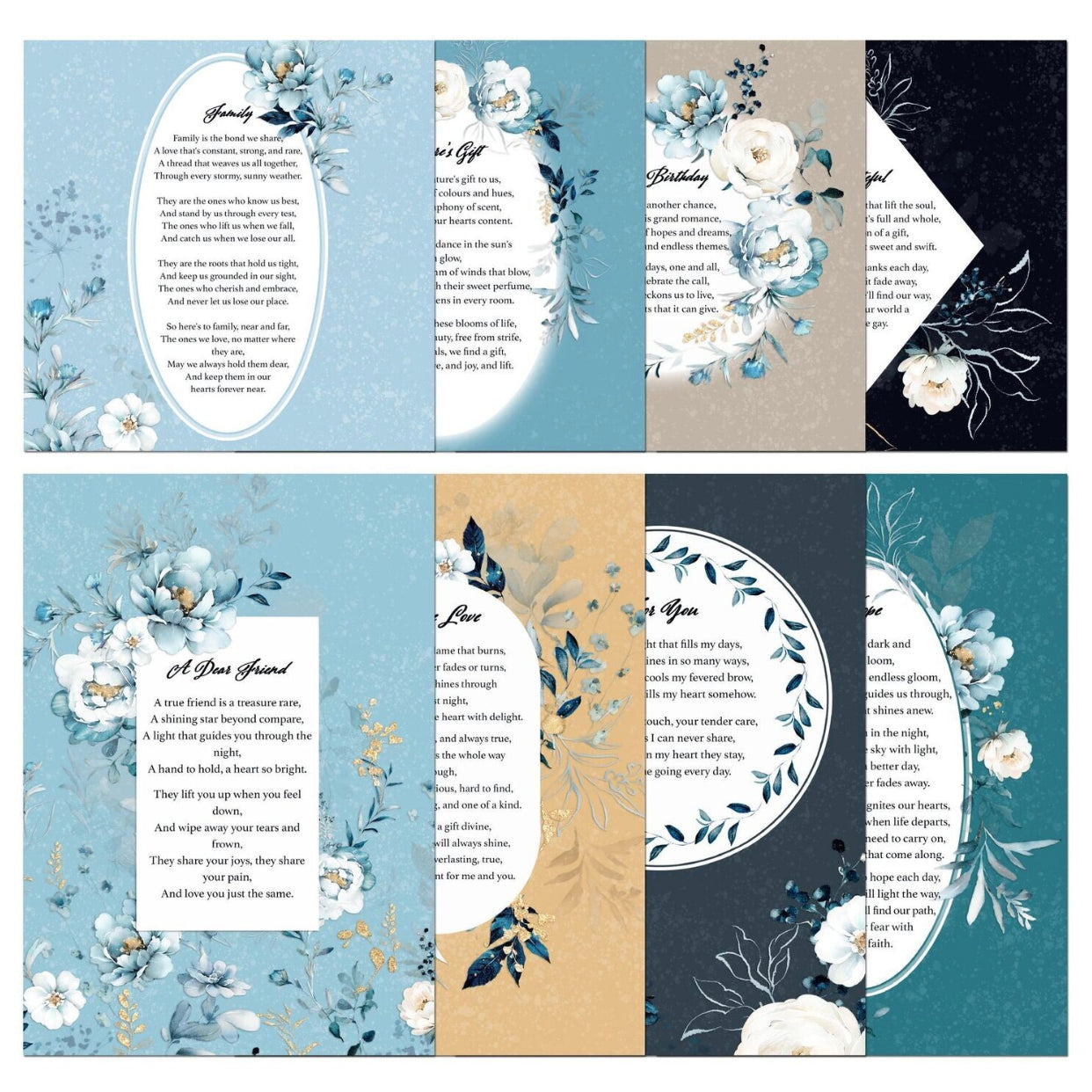 The Crafty Witches Blue Blooms Download Collection - Image 4