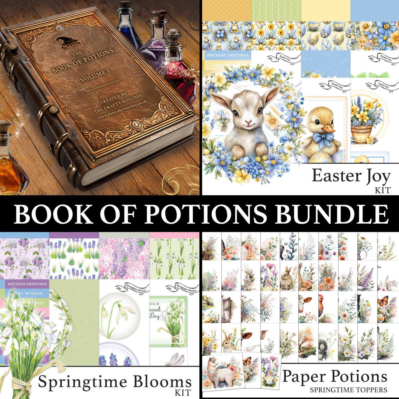 The Crafty Witches - Book of Potions Bundle