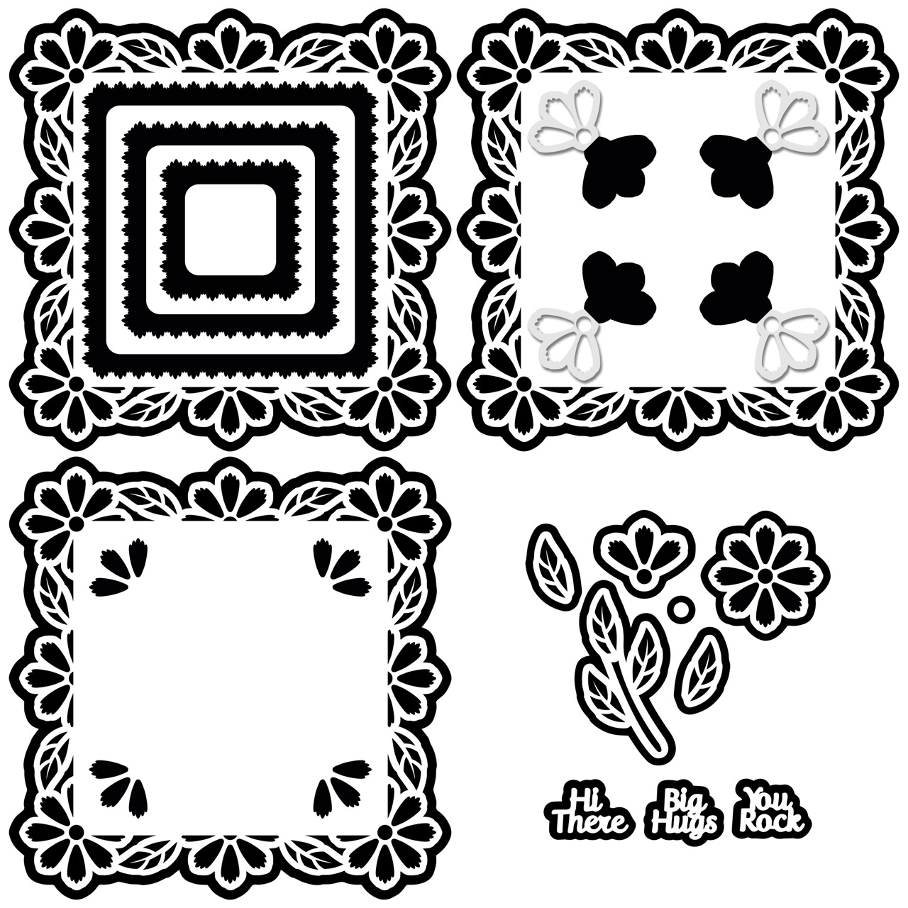 The Crafty Witches - Botanical Doilies SVG Collection - Image 2