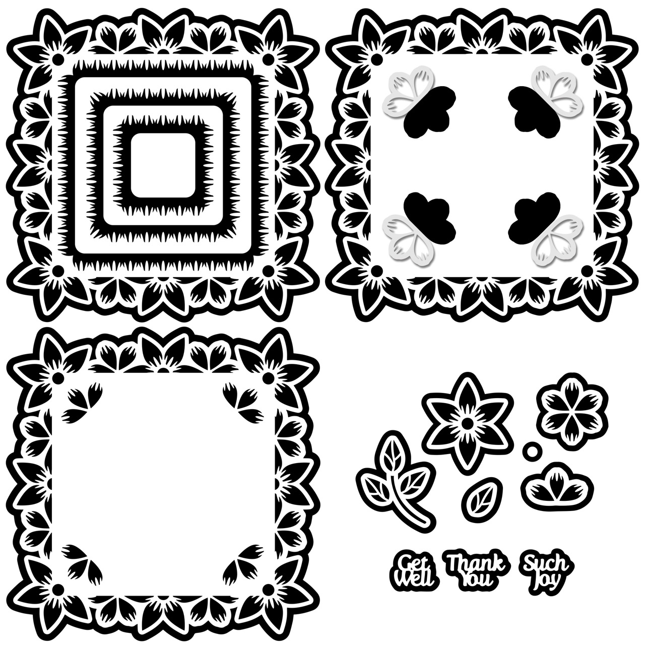 The Crafty Witches - Botanical Doilies SVG Collection - Image 3