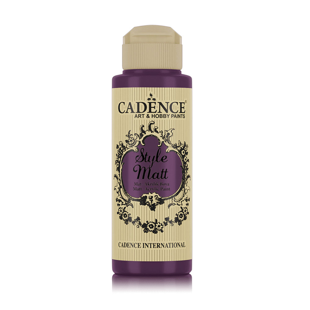 Cadence Style Matt Acrylic Paint - Mulberry Purple 120ml