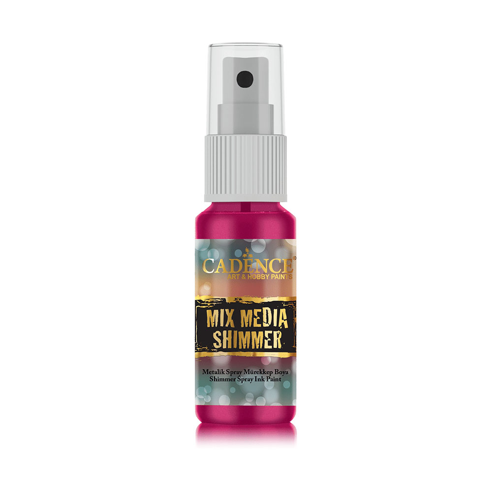 Cadence Mix Media Shimmer Ink Spray - Fuchsia 25ml