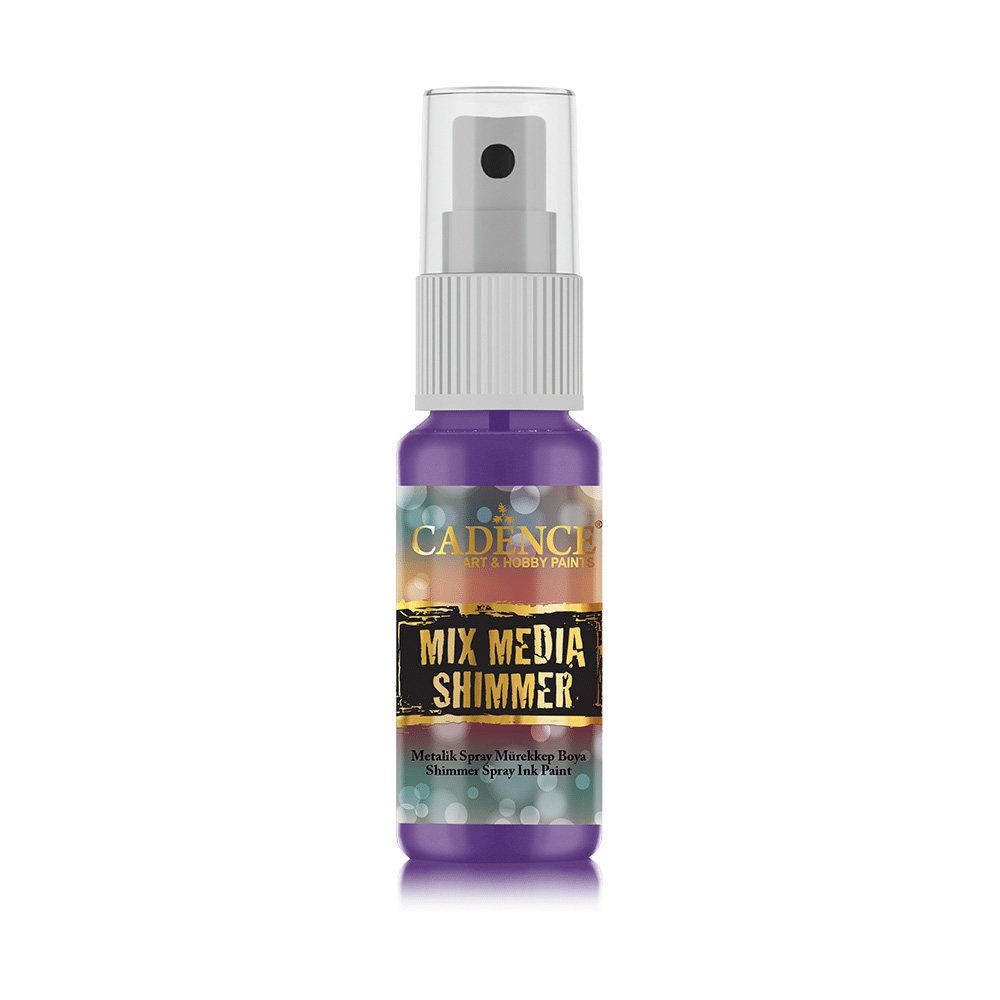 Cadence Mix Media Shimmer Ink Spray - Purple 25ml
