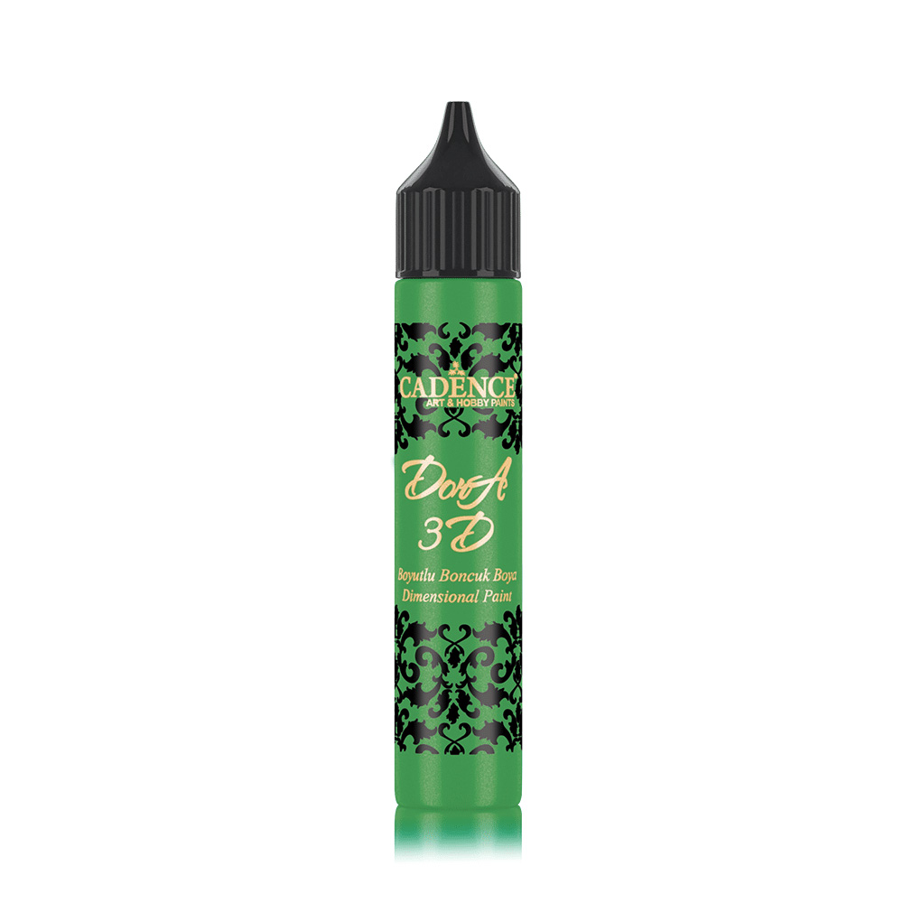 Cadence Dora 3D Metallic Paint - Green 25ml