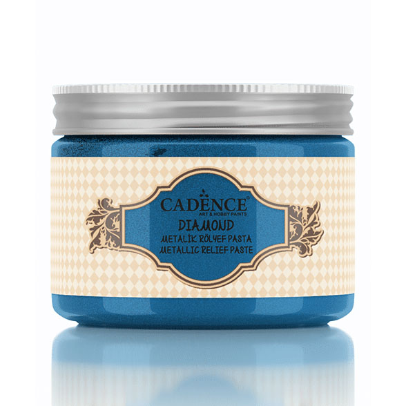 Cadence Diamond Metallic Relief Paste - Turquoise 150ml