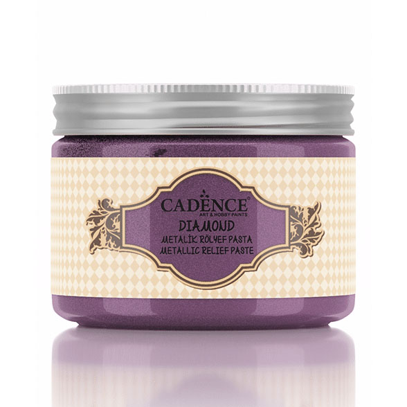 Cadence Diamond Metallic Relief Paste - Lilac 150ml
