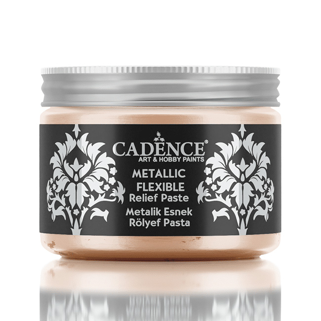 Cadence Metallic Flexible Relief Paste - Rose Gold 150ml