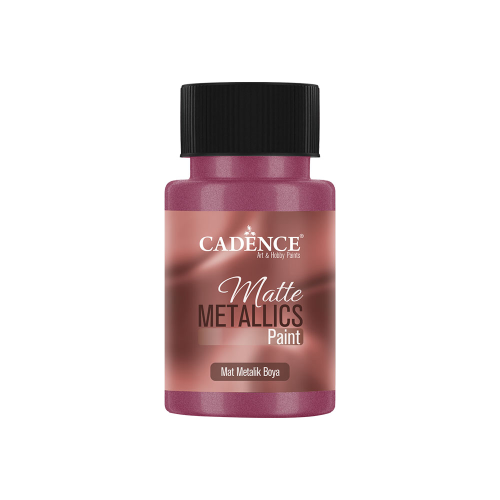Cadence Matte Metallic Paint - Maroon 50ml