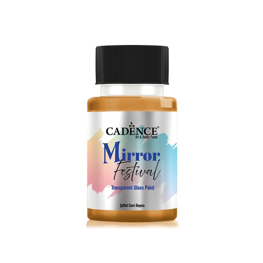 Cadence Mirror Festival Glass Paint - Gold 50ml
