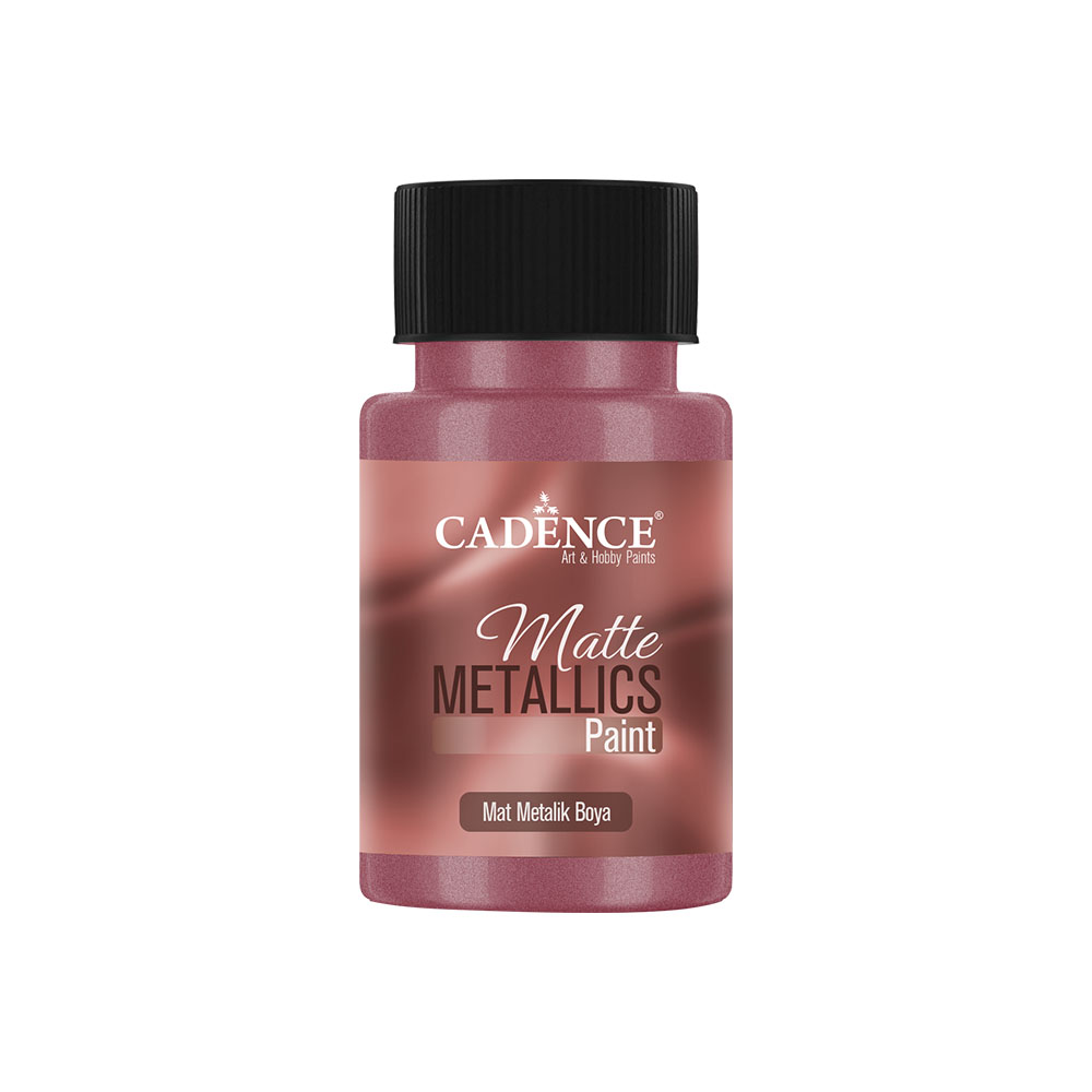 Cadence Matte Metallic Paint - Pink Brown 50ml