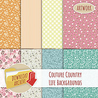 Couture Country Life Backgrounds Download - Highlight Crafts