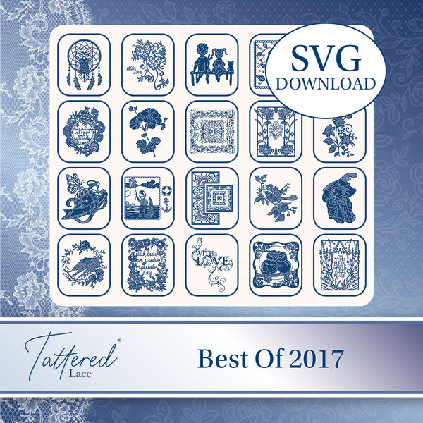 Tattered Lace Best of 2017 SVG Download (#20) - Highlight Crafts