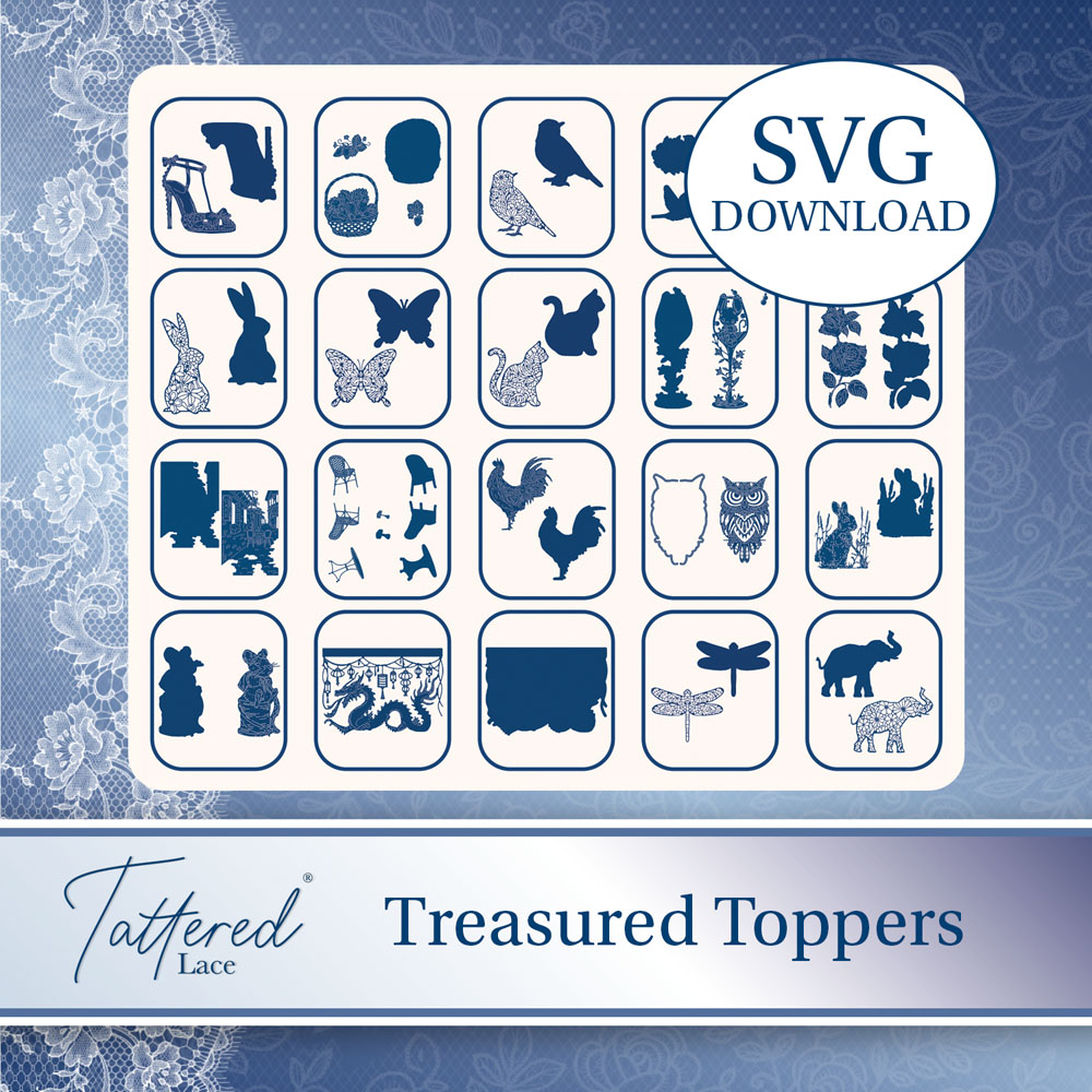 Tattered Lace Treasured Toppers SVG Download (#36)