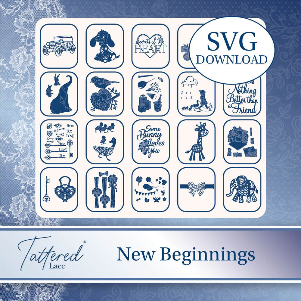 Tattered Lace New Beginnings SVG Download (#41)