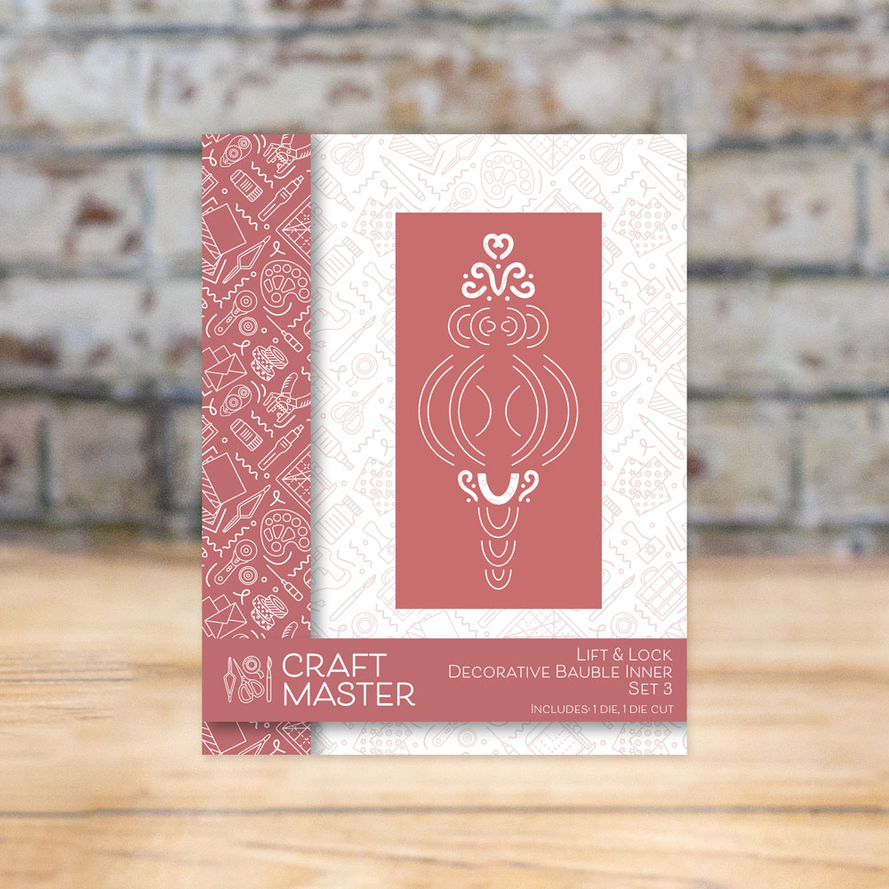 Craft Master Lift & Lock Decorative Bauble Inner Die Set 3