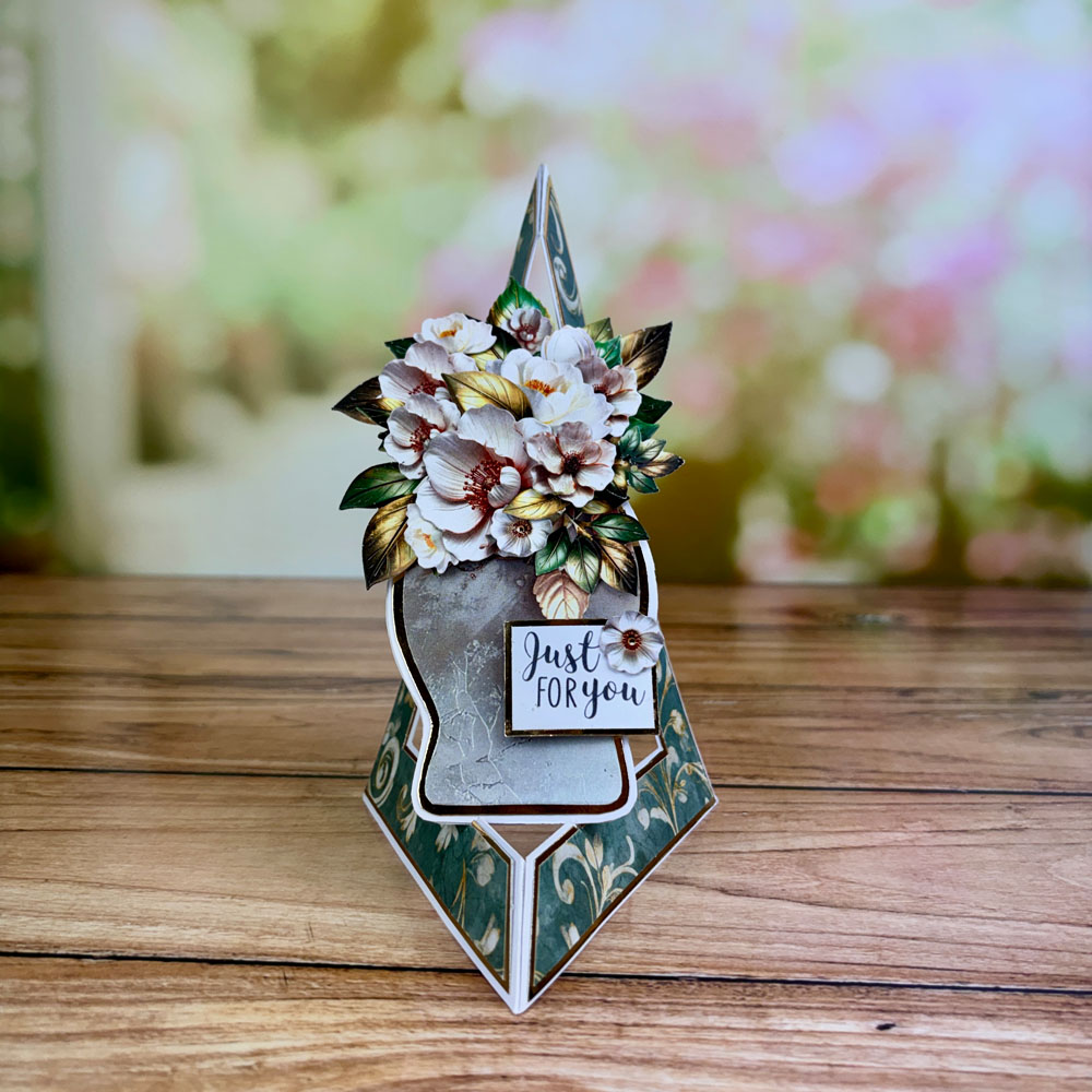 Craft Master Cardmakers Club Vase Card Stencil Set - Image 2