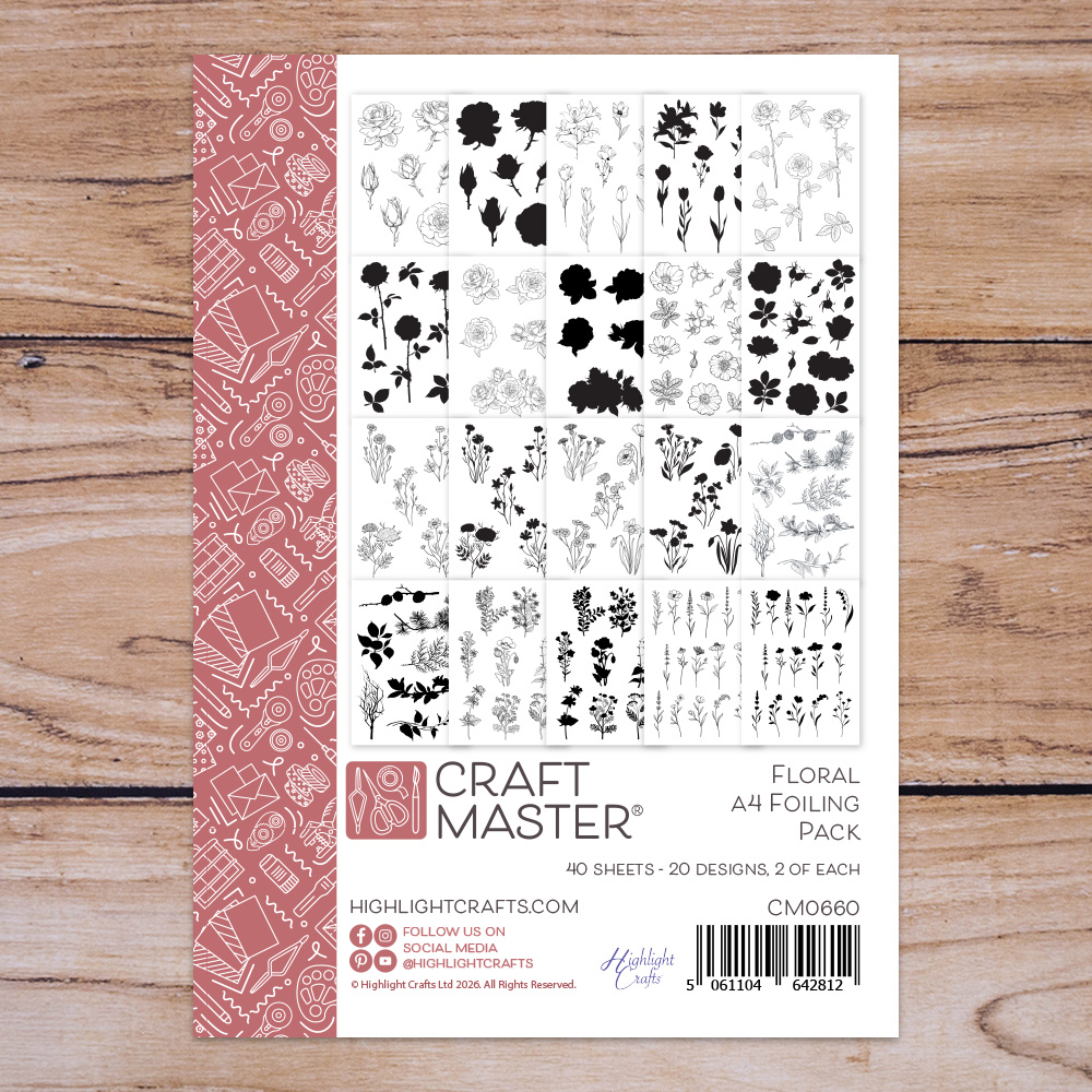 Craft Master Floral Toner Foiling Sheets