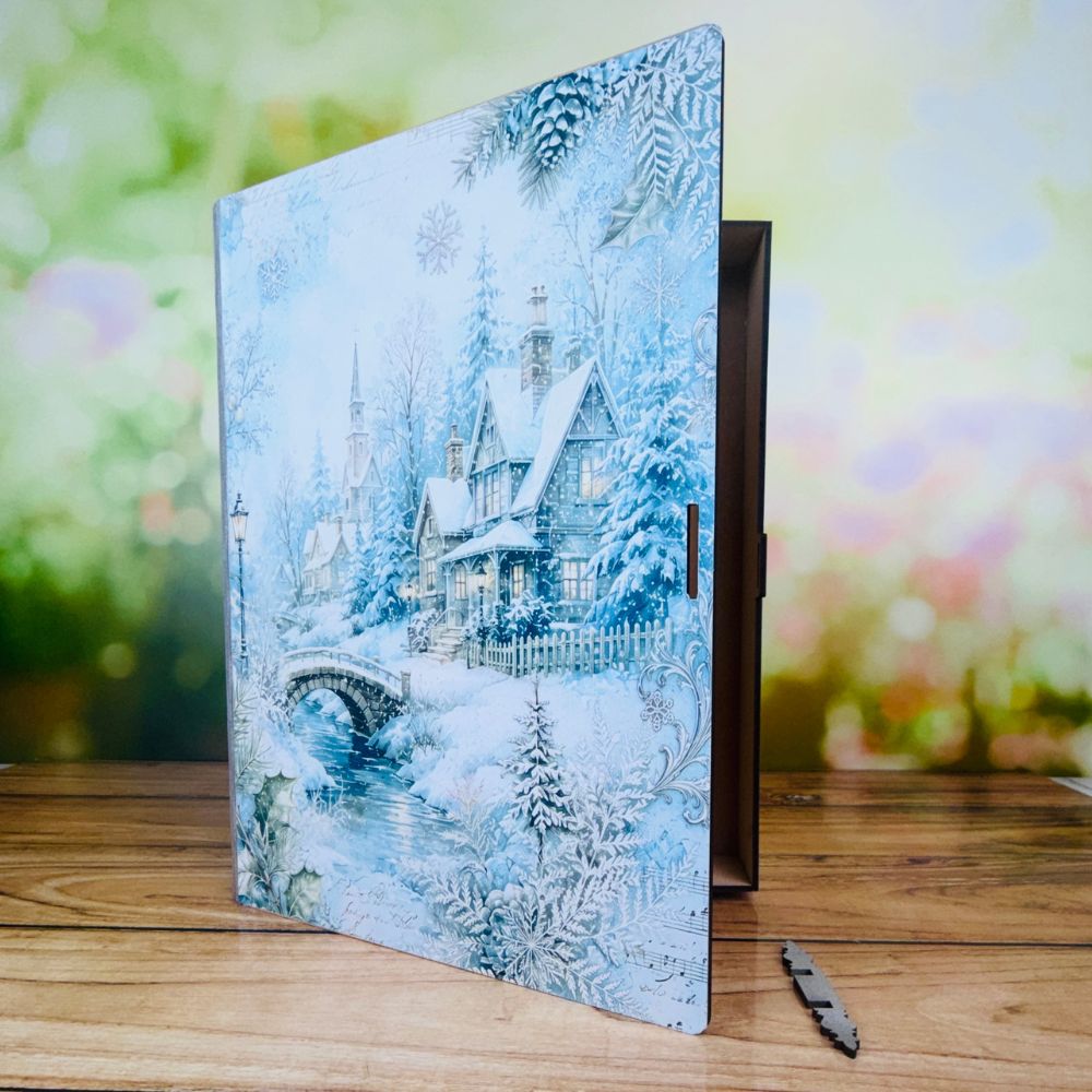 Craft Master MDF Blank Book Box (Approx A4) - Image 2