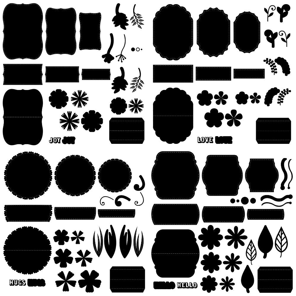 The Crafty Witches Floral Bewitching Cards SVG & PDF Download - Image 11
