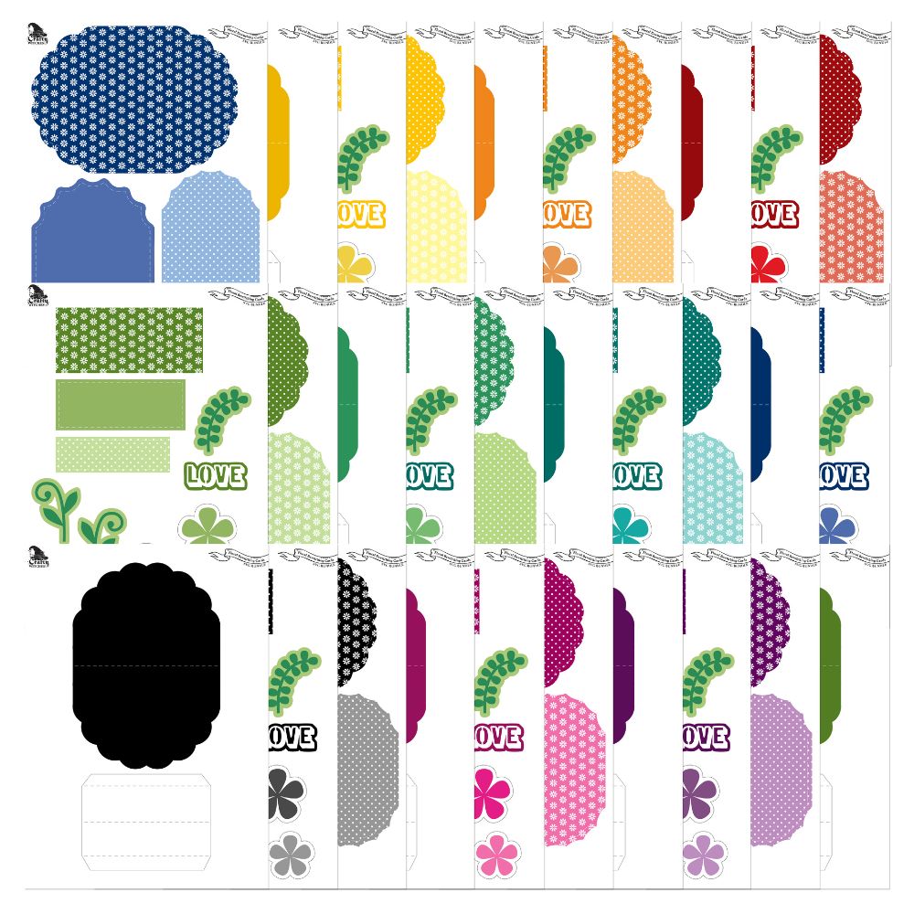 The Crafty Witches Floral Bewitching Cards SVG & PDF Download - Image 2