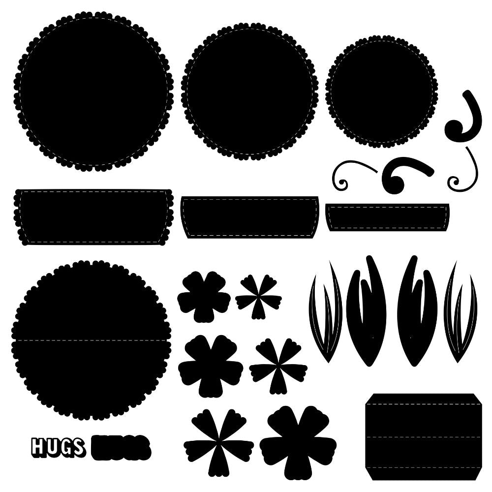 The Crafty Witches Floral Bewitching Cards SVG & PDF Download - Image 7
