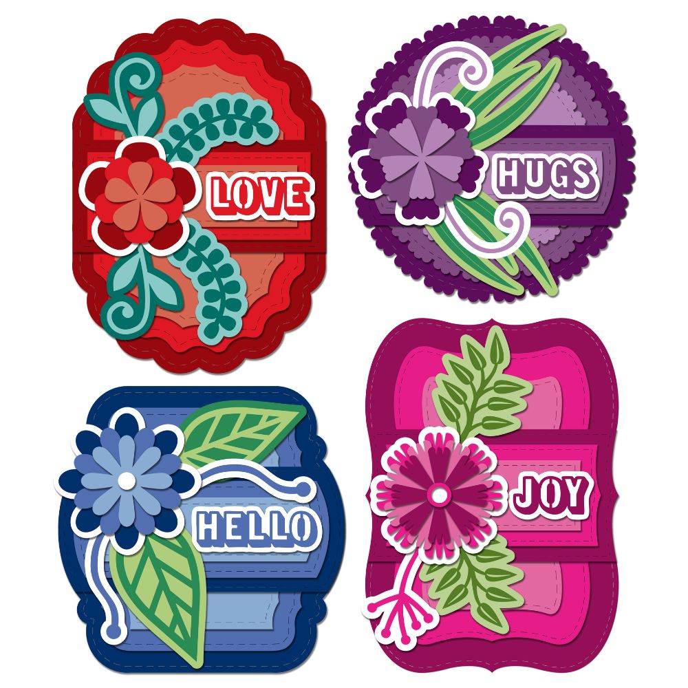 The Crafty Witches Floral Bewitching Cards SVG & PDF Download - Image 16