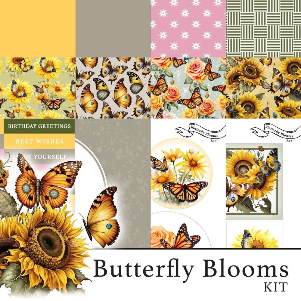 The Crafty Witches - Butterfly Blooms Kit