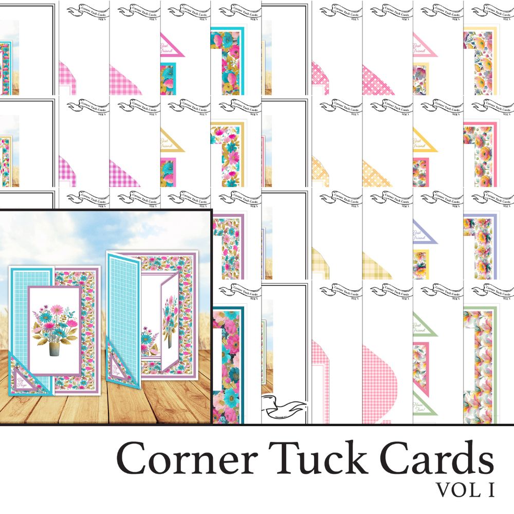 The Crafty Witches Corner Tuck cards Vol I Digital Collection
